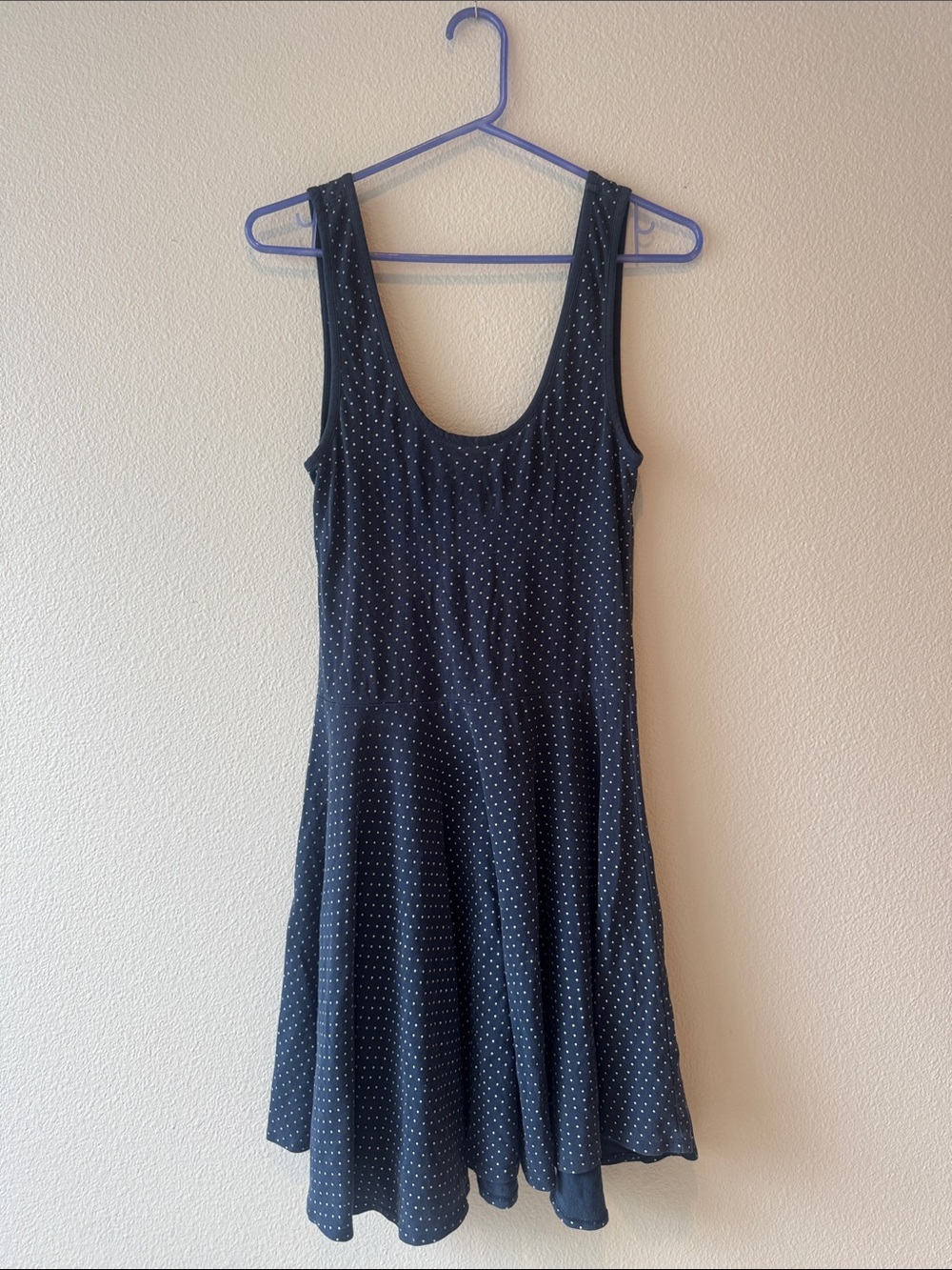 byCORPUS Navy Polka Dot Skater Dress